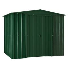 Lotus Metal Apex Shed - W8ft x D3ft - Heritage Green