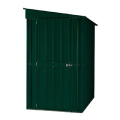Lotus Metal Lean-To Shed - W4ft x D6ft - Heritage Green
