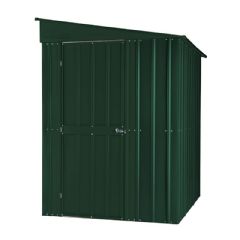 Lotus Metal Lean-To Shed - W5ft x D8ft - Heritage Green