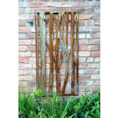 Parallax Silver Birch Large Rusted Wall Panel