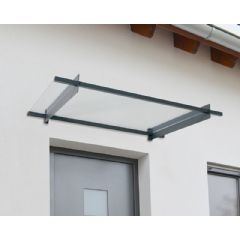 Palram Nancy Door Canopy - W150cm - Grey