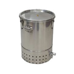 DeLuxe Stainless Steel Indoor Wormery Composter