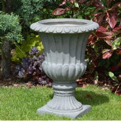 The Garden Feature Collection Stathern Urn - Ancient Grey - W34cm x D34cm x H47cm