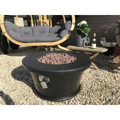 Foremost Terrafab Dome Fire Table - Black