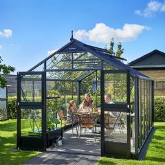 Juliana Premium Greenhouse - Anthracite and Black - Toughened Glass
