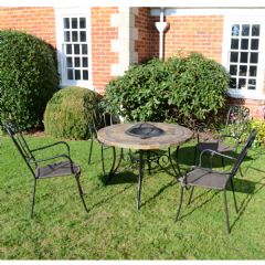 Europa Leisure Colorado Verona 4 Seater Fire Pit Set