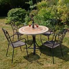 Byron Manor Langley Verona 4 Seater Dining Set