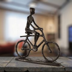 Europa Leisure Bicycle Man Figurine