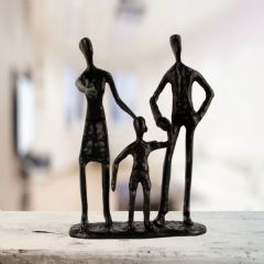 Elur Family 3 Outing Iron Figurine