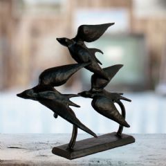 Elur Swallows Iron Figurine