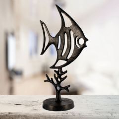 Elur Angel Fish Iron Figurine