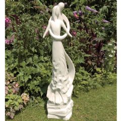 Solstice Sculptures Caring Embrace - 81cm - Ivory Effect
