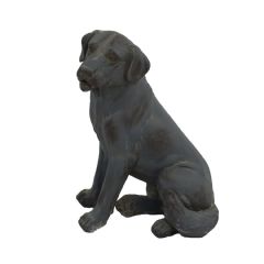 Europa Leisure Dog Sitting Statue - H43cm