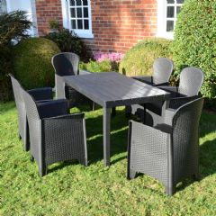 Europa Leisure Roma Sicily 6 Seater Dining Set