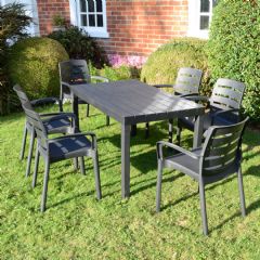 Europa Leisure Roma Square 4 Seater Dining Set