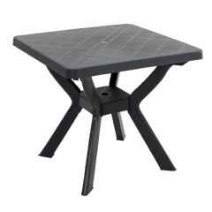 Trabella Turin 80cm Bistro Table - Anthracite