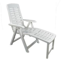 Trabella Pesaro Recliner Chair with Footrest -White