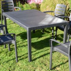 Trabella Salerno 148cm Dining Table - Anthracite