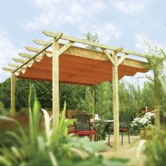 Rowlinson Verona Canopy Pergola - W390cm x D362cm