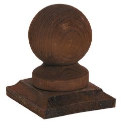 Rowlinson Ball Post Cap - Brown