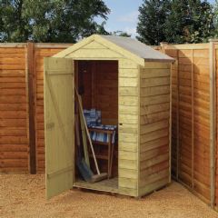 Rowlinson Overlap Apex Shed - W4ft x D3ft