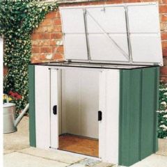 Rowlinson Greenvale Metal Storette with Floor - W4ft x D2ft