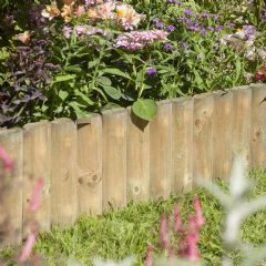 4m Rowlinson Border Fence - H15cm