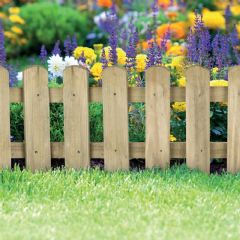 Rowlinson Picket Border Fence - H30cm