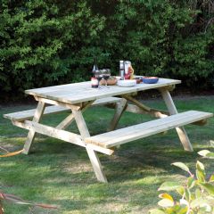 Rowlinson 180cm 8 Seater Picnic Bench