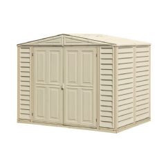 Saffron Vinyl Clad Apex Shed - W8ft x D5ft