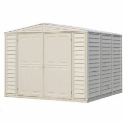 Saffron Vinyl Clad Apex Shed - W8ft x D8ft