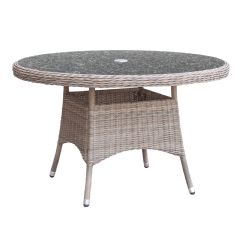 Cozy Bay Eden 6 Seater Dining Table - Granite Effect Glass