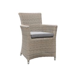 Cozy Bay Eden Rattan Dining Chair - Chic Walnut