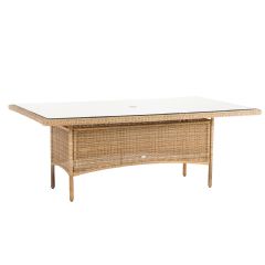 Cozy Bay Panama 8 Seater Rattan Dining Table - Four Seasons