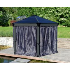 Palram Roma and Monaco Garden Gazebo Curtain Set