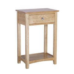 Oseasons Oak Console Table with 1 Drawer - Light Oak