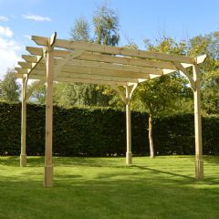 Rutland County Premium Pergola - Light Green