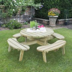 Forest Garden Circular Picnic Table
