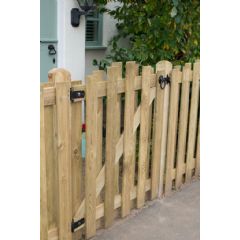 Forest Garden Hit and Miss Dome Top 110cm Garden Gate