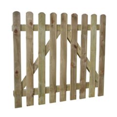 Forest Garden Heavy Duty Pale 3ft Garden Gate