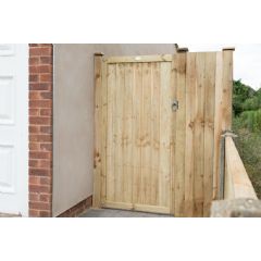 Forest Garden Pressure Treated Featheredge 6ft Garden Gate