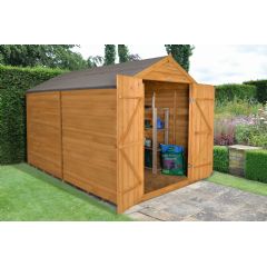 Forest Garden Dip Treated Overlap Apex Shed - W10ft x D8ft