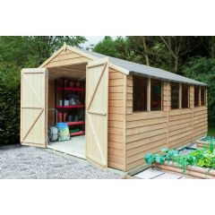 Forest Garden Pressure Treated Overlap Apex Shed