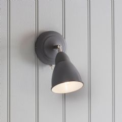 Garden Trading Chiswick Wall Light - Charcoal