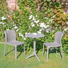 Europa Leisure Step Bit Bistro Set - Turtle Dove