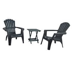 Europa Leisure Bari Andria Bistro Set - Anthracite