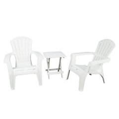 Europa Leisure Bari Andria Bistro Set - White