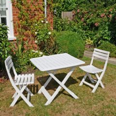Europa Leisure Brescia Bistro Set - White