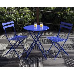Royalcraft Padstow 2 Seater Bistro Set - Blue