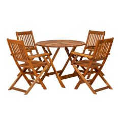 Royalcraft Manhattan 4 Seater Dining Set - Armchairs